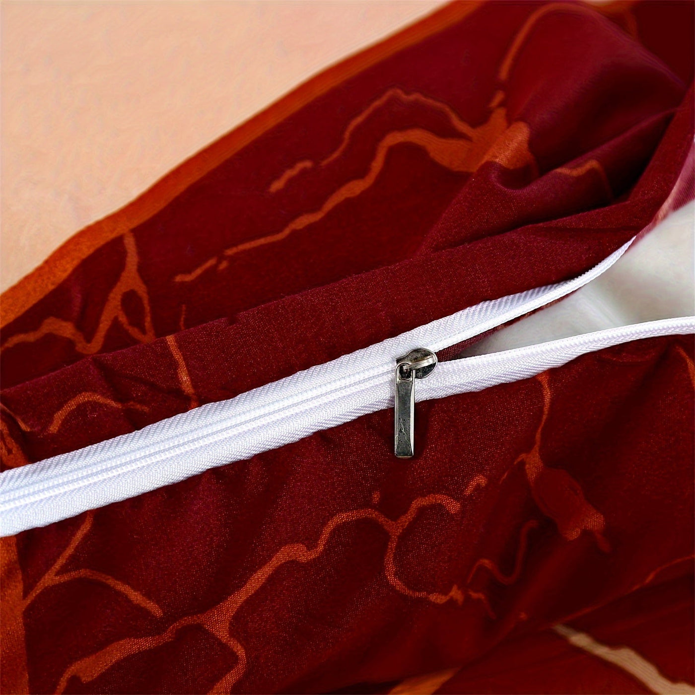 3-teiliges Bettwäsche-Set, Geometrischer Dreieck-Druck, Weich & Bequem