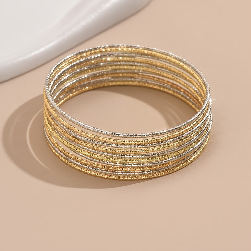 10-teiliges Elegantes Mehrlagiges Armband-Set für Frauen