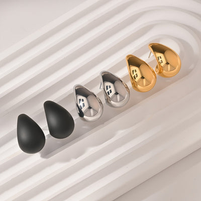 3 Paare Europäische Amerikanische Wassertropfen Ohrstecker Set