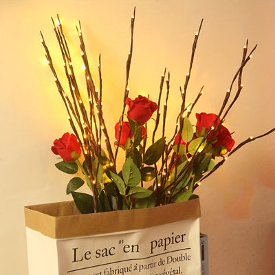 1pc Simulierte 20LED Baumzweig Lichtlampe, Innenraum Dekorationslichter