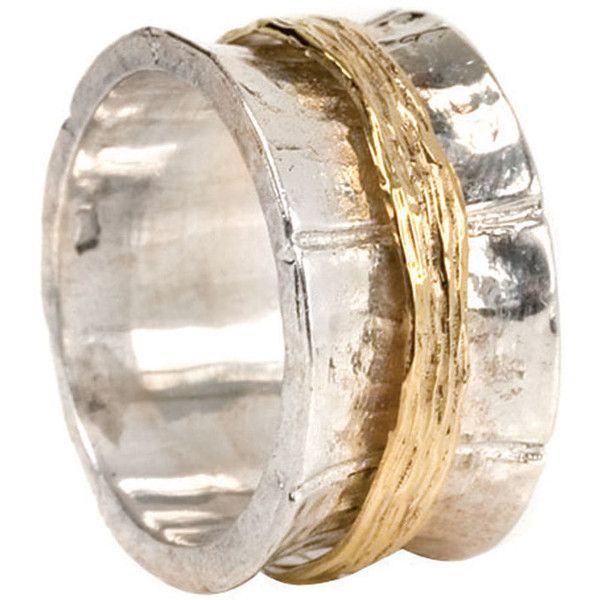 Vintage Silber und Gold Design Ring
