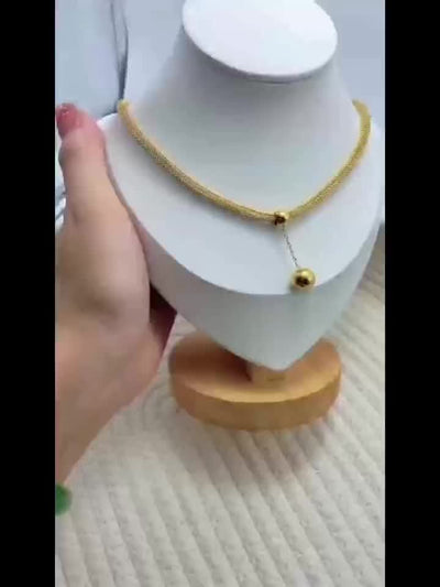 4-teiliges Set Edelstahl-Schmuck, Vintage Eleganter Stil