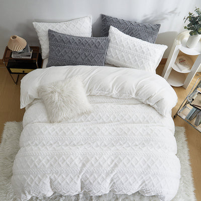 Wendebettwäsche Plüsch – Flauschig, Warm, Geometrisches Design