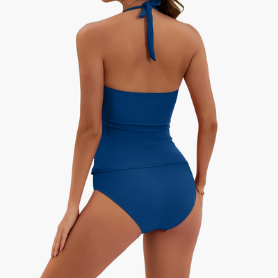 Zweiteiliges Tankini-Set – für Damen mit verstellbaren Trägern
