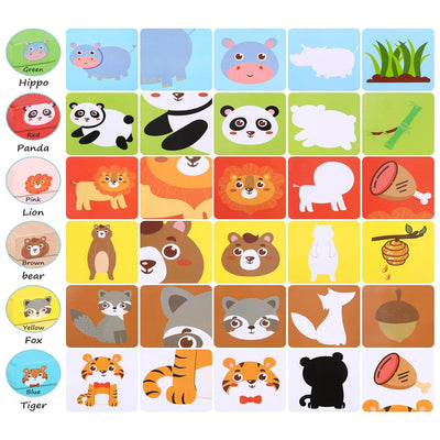 Wackelturm Kinderspiel, Stapelspielzeug aus Holz