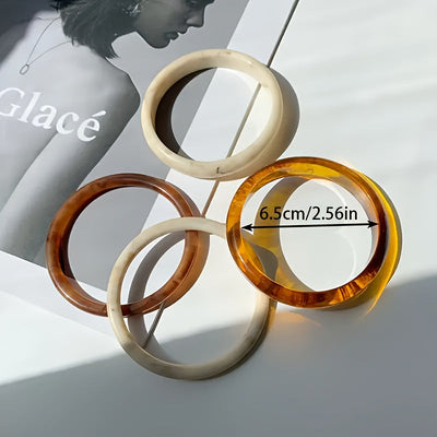 4er-Set Vintage Armreife – Schlichtes Design, Modischer Damenschmuck