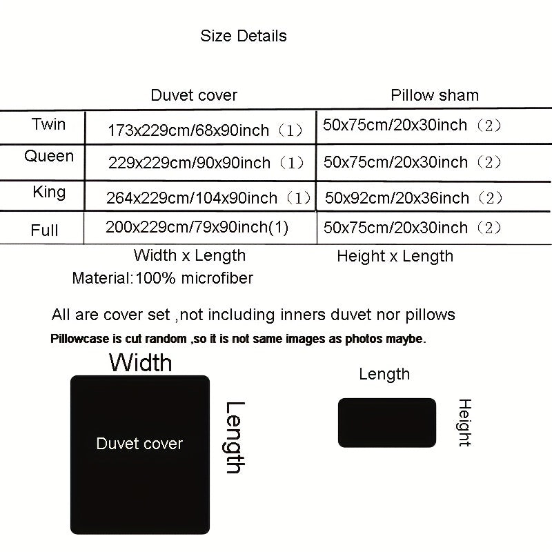 3-teiliges Bettwäsche-Set mit Gelbem Blumenmuster, Atmungsaktiv & Bequem