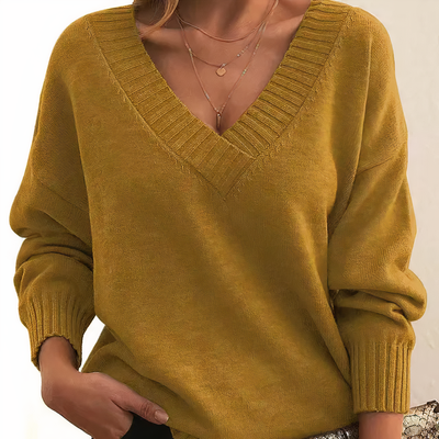 Zoe | Weicher Herbstpullover in Kaschmir-Optik