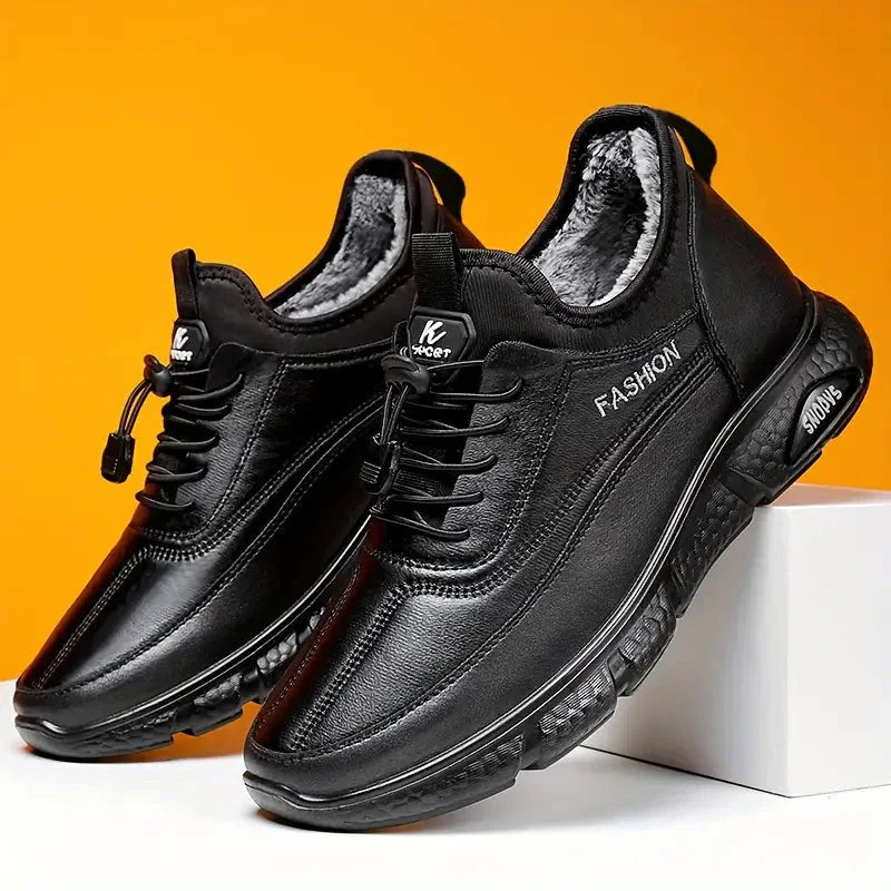 Aaron Winterschuhe | Plüschgefütterte Wanderschuhe für Männer