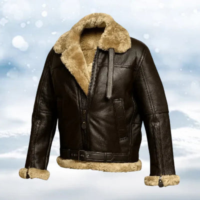 William - Lederbomberjacke für Männer