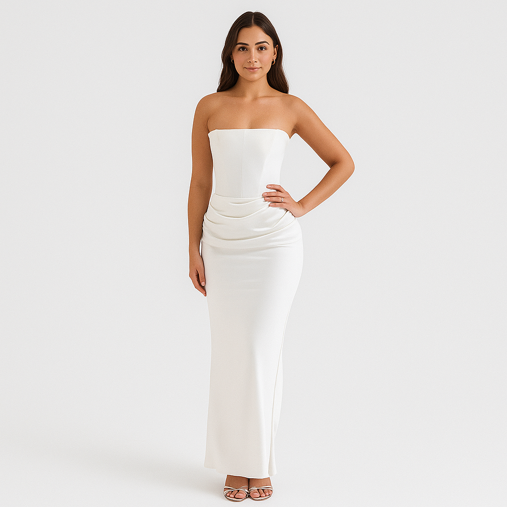 Vivienne – Elegantes Retro-Trägerloses Partykleid