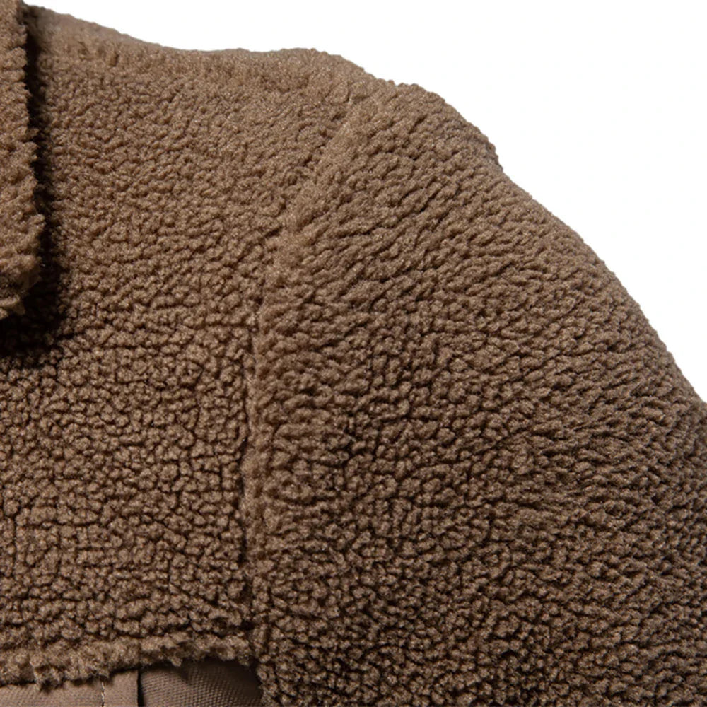 Warme Herren Sherpa Jacke