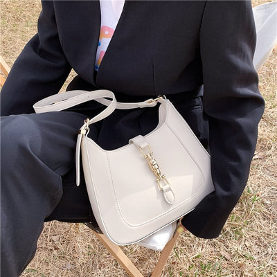 Vintage Schultertasche Damen – Vegan Leder & Retro Look