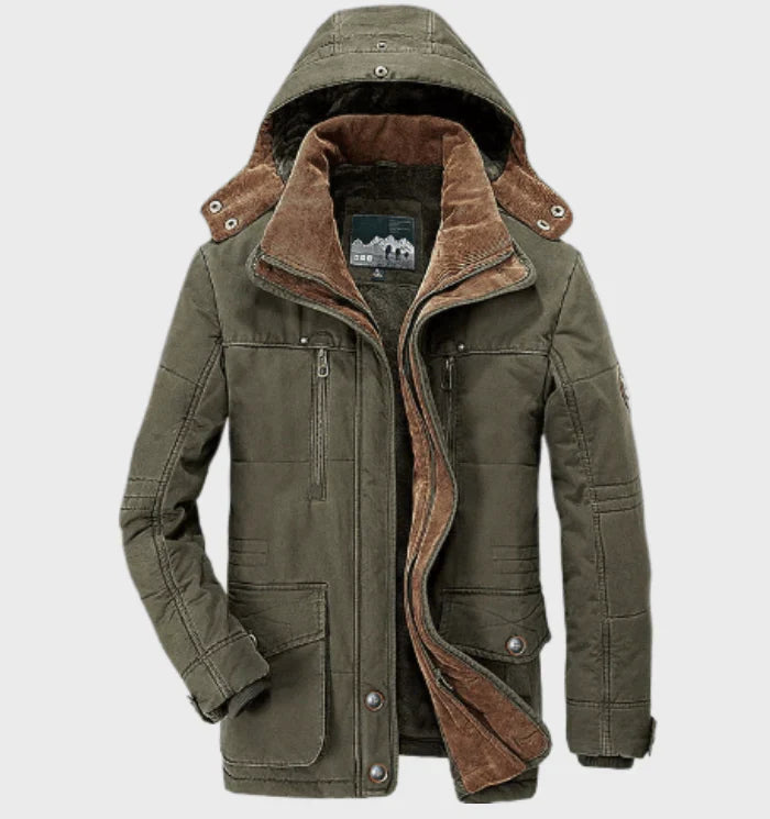 Winterjacke mit Kapuze für Herren