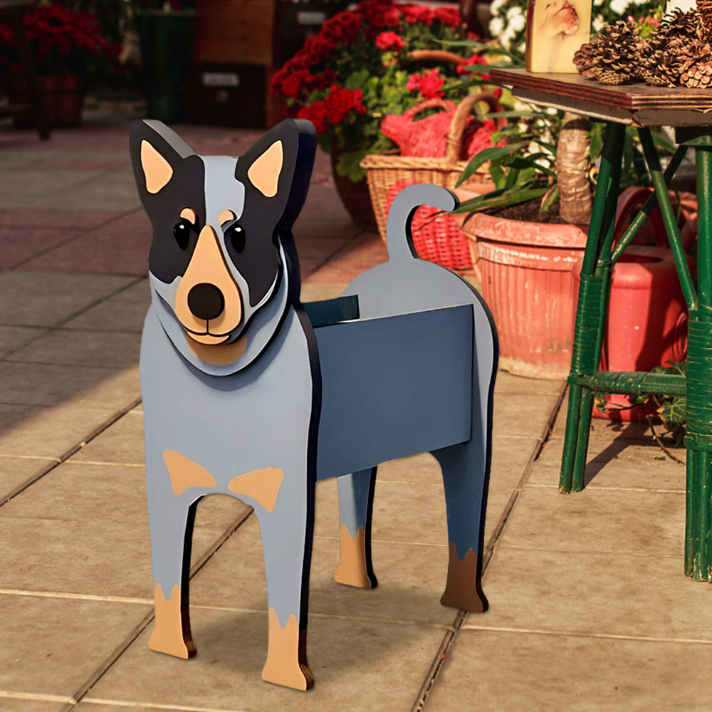 "Australischer Rinder-Blumentopf" could be rewritten as "Australischer Rinderpflanztopf" or "Blumentopf aus australischem Rinderleder". If you have a specific style or focus in mind, please let me know!