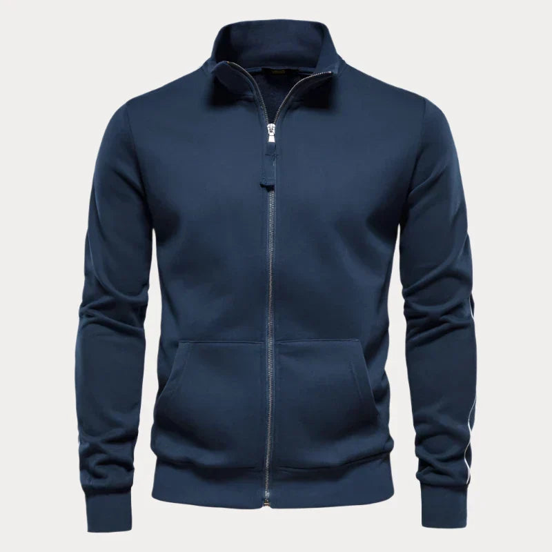 Zipper-Jacke mit Seitentaschen für Herren