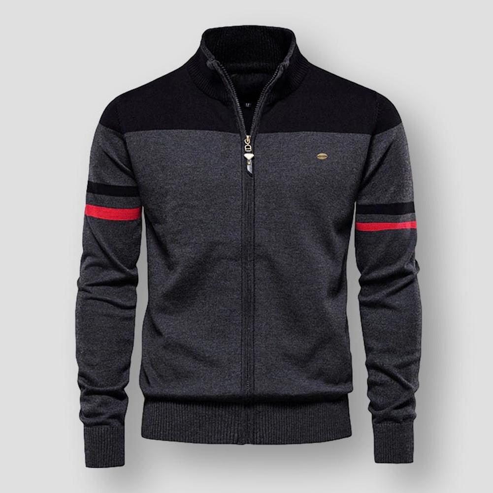 Zip-Up Cardigan für Herren