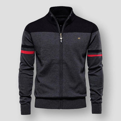 Zip-Up Cardigan für Herren