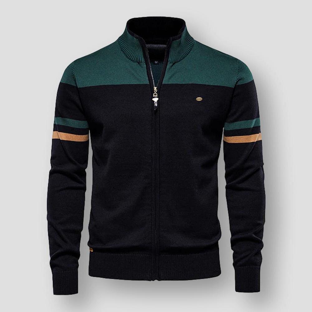 Zip-Up Cardigan für Herren
