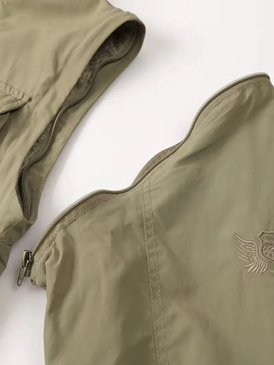 Wasserdichter Herren Militär-Mantel