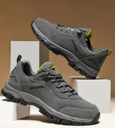 Wanderschuhe - Rutschfeste Herren-Schnürschuhe zum Hineinschlüpfen