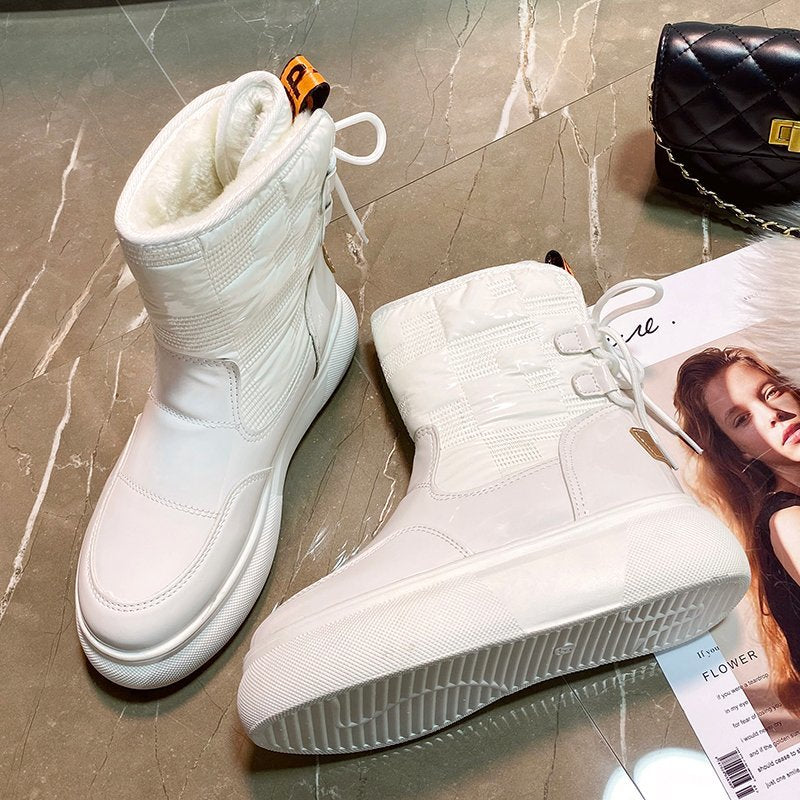 Wasserdichte Knöchelstiefel für kalte Tage