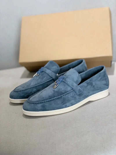 Wildleder-Loafers | Leder | Slip-On | Herren-Anzugschuhe | Loafers