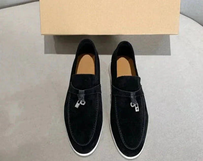 Wildleder-Loafers | Leder | Slip-On | Herren-Anzugschuhe | Loafers