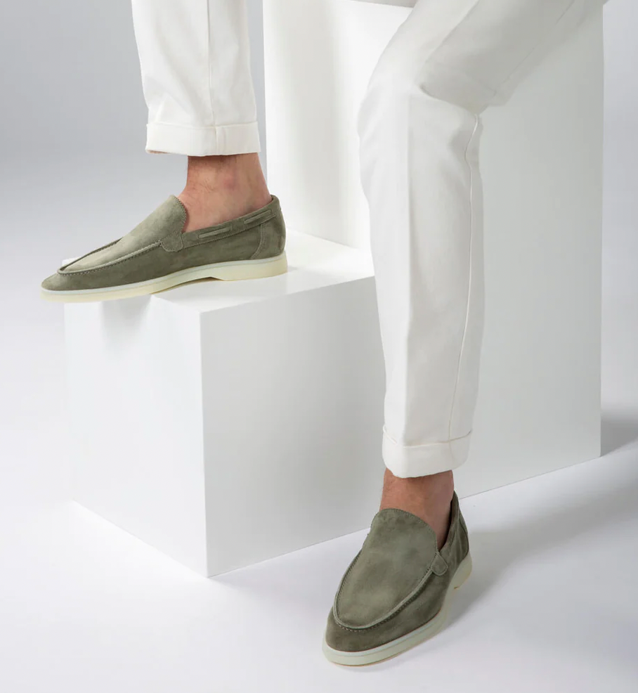 Wildleder Loafers - Stylish - Slip-On - Leder Loafers - Herrenschuhe