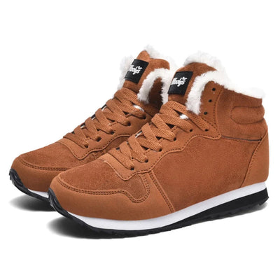 Winterschuhe – mit Fell gefüttert – rutschfest – Schnürschuhe – Winterschuhe für Herren