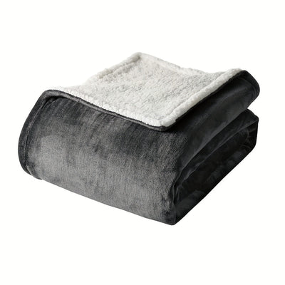 Zweifarbige Mikrofaser-Steppdecke – Weich, Warm & Hautfreundlich