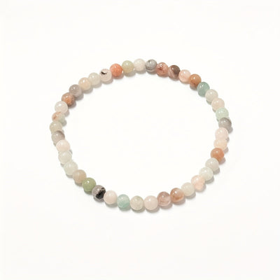 10er Set Elastische Steinperlen-Armbänder – Kristall für Frauen