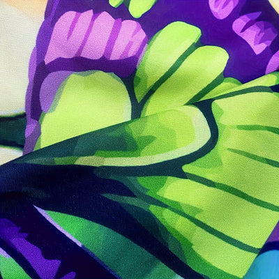 3-teiliges Bettwäsche-Set – Weicher Bettbezug mit Schmetterlings-Druck, Gebürstet