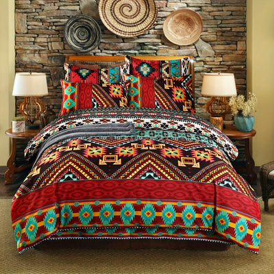 3-teiliges Boho-Bettwäsche-Set – Weich, Atmungsaktiv, Ohne Füllung