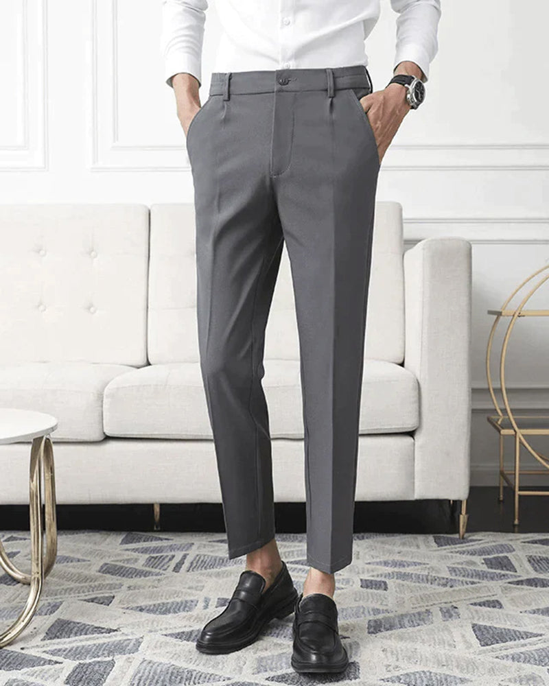 Walker | Hoch taillierte Slim Fit Business-Hose