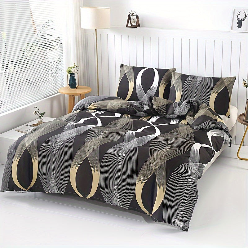 Weiches Fleece-Bettwäsche-Set – 3-teilig, hautfreundlich, floral