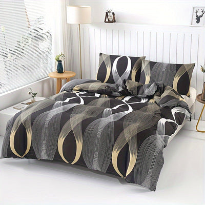 Weiches Fleece-Bettwäsche-Set – 3-teilig, hautfreundlich, floral