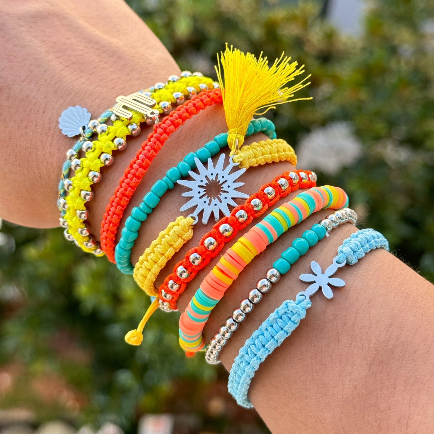 9-teiliges Boho-Armband-Set für Frauen – Verstellbar, Geflochten, Perfekt für Strand