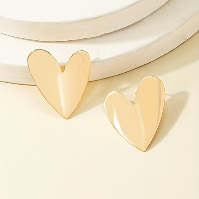 3 Paar stilvolle herzförmige Ohrringe, lässiger sexy Stil, Paar-Geschenk