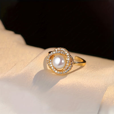 4tlg. Luxus-Perlenschmuck-Set für Damen