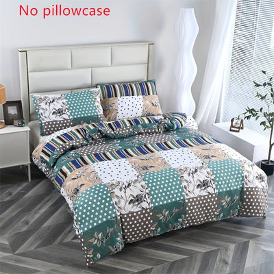 3-teiliges Fleece Bettbezug Set – Hautfreundlich, Pflanzenblumen Design