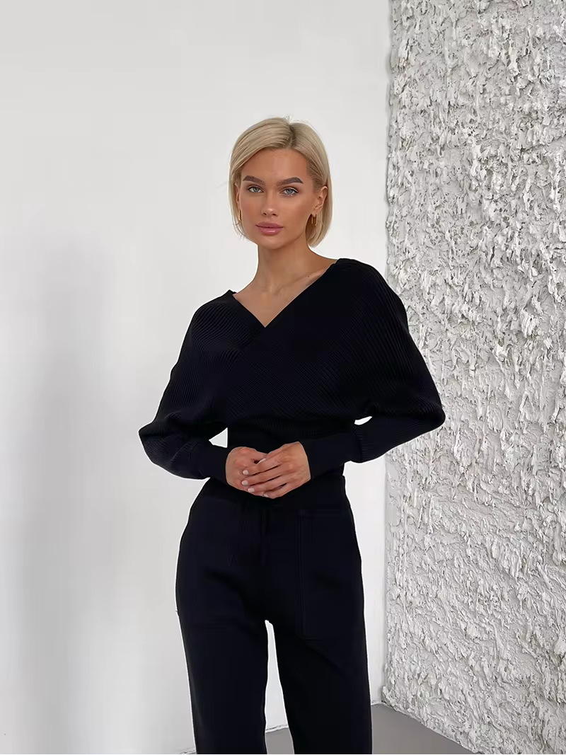 Zita | Bluse mit Off-Shoulder und Überjacke