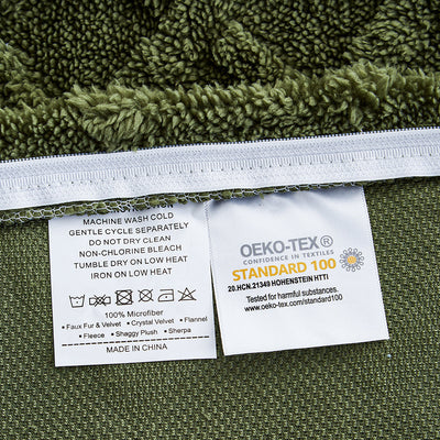 Wendebettwäsche Plüsch – Flauschig, Warm, Geometrisches Design