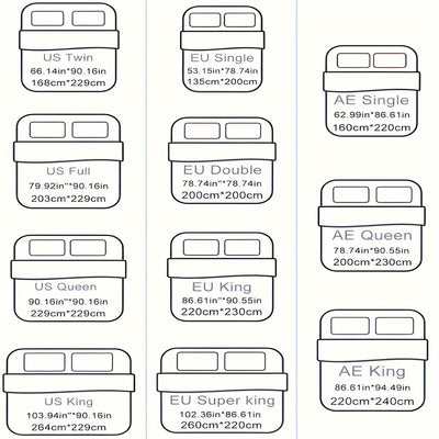 3-teiliges Bettwäsche-Set – Boho-Design, Weich & Atmungsaktiv