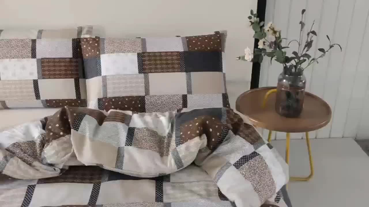 3-teiliges Fleece-Bettwäsche-Set – Weich, Atmungsaktiv & Bequem für Schlafzimmer