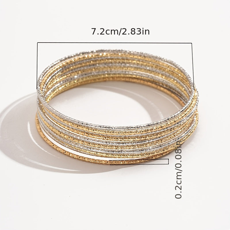 10-teiliges Elegantes Mehrlagiges Armband-Set für Frauen