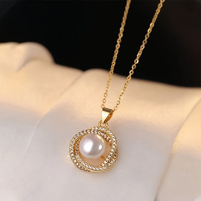 4tlg. Luxus-Perlenschmuck-Set für Damen