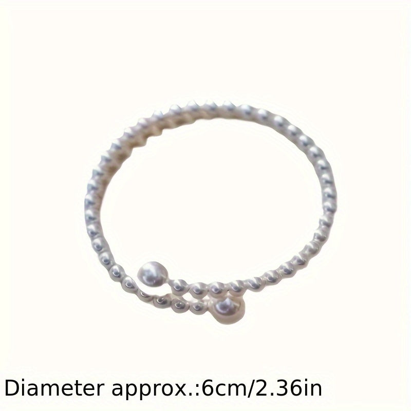 Vintage-Armband mit Imitationsperlen – Elegant & Zeitlos für Frauen