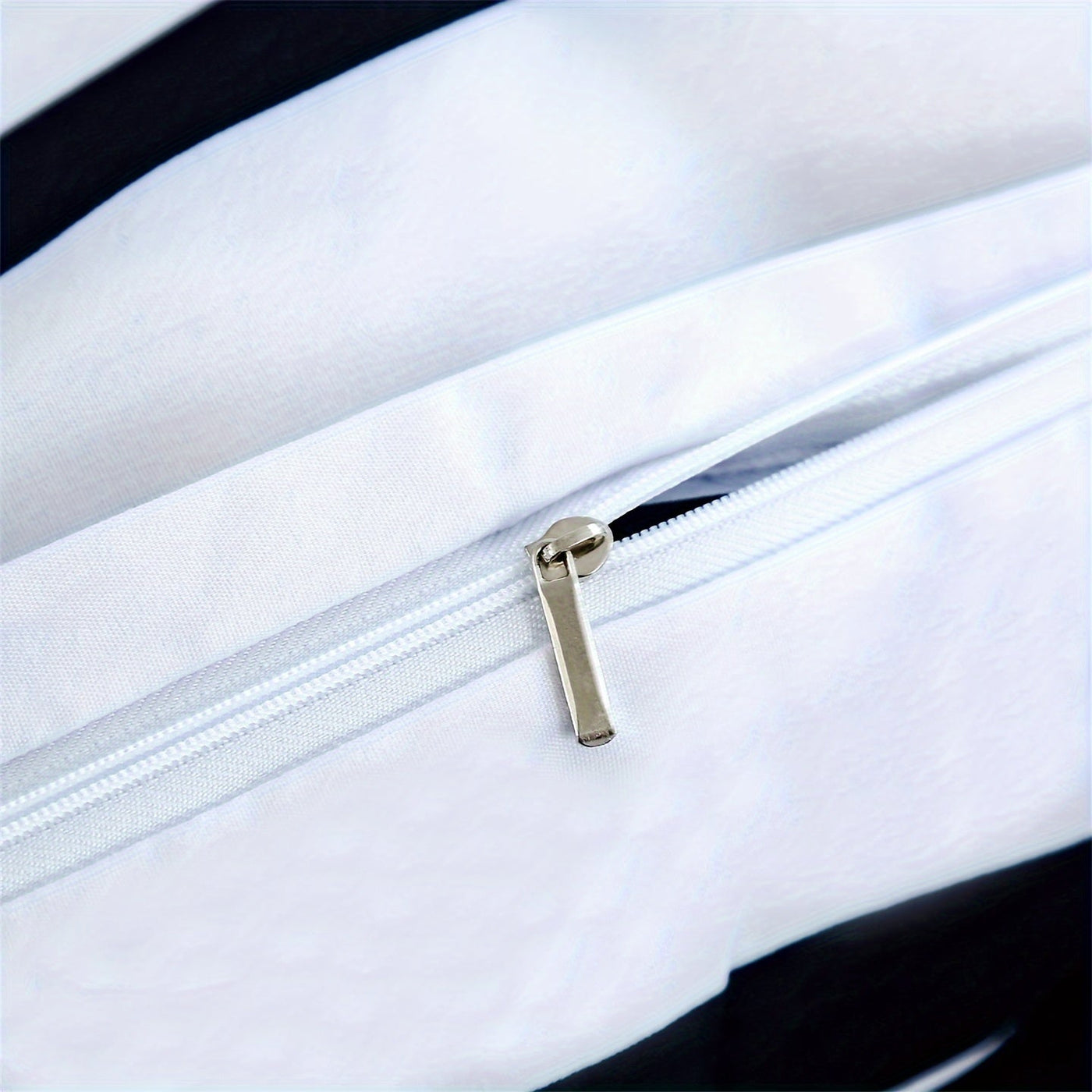 3-teiliges Gestreiftes Bettbezug-Set – Weiches Polyester, Atmungsaktiv