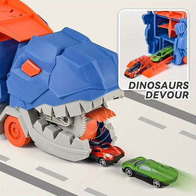 25-Zoll Dinosaurier-Truck – Faltbare Schiebespur & T-Rex-Transformation